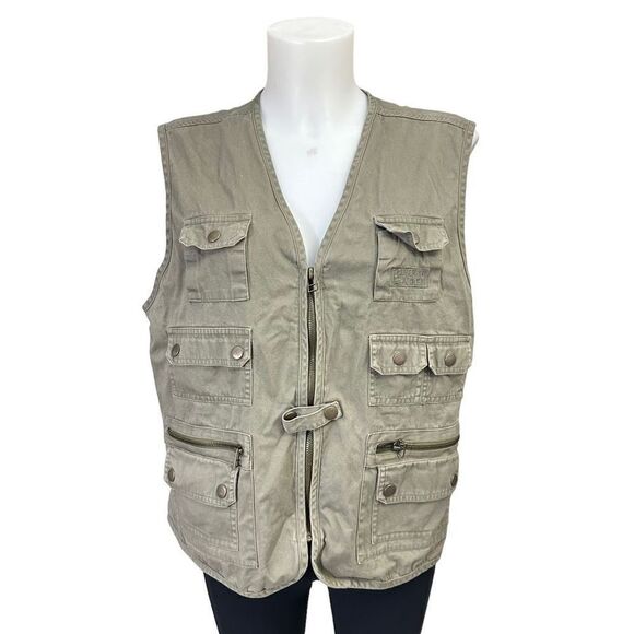 Lauren Ralph Lauren Jackets & Blazers - LAUREN‎ Ralph Lauren Women’s Vintage Fishing Utility Vest Olive green sz L